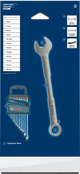 Ringmaulschlüssel-Set 6 - 19 mm (12-teilig)