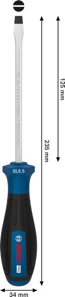 Schraubendreher SL 1,2 x 6,5 x 125 mm PRO