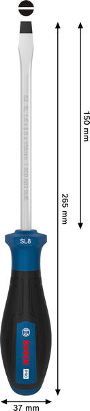Schraubendreher SL 1,6 x 8 x 150 mm PRO