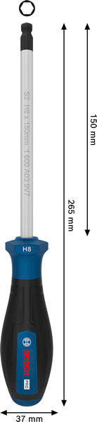 Schraubendreher H8 x 150 mm PRO