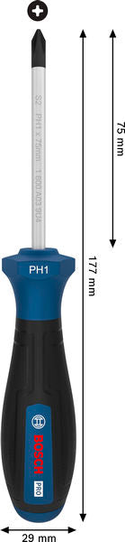 Schraubendreher PH1 x 75 mm PRO