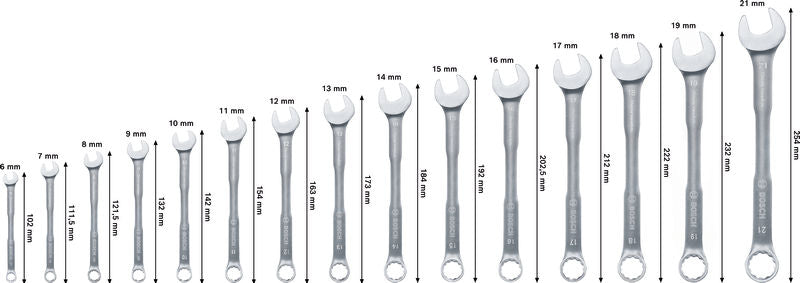 Ringmaulschlüssel-Set 6 - 21 mm (15-teilig)