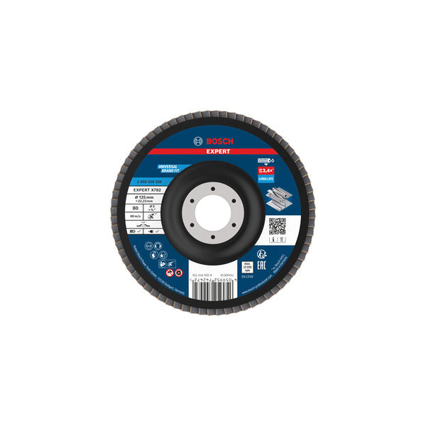 Produktbild von Fächerschleifscheibe 125 mm K80 EXPERT X782 gerade T27