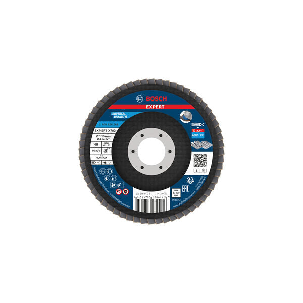 Produktbild von Fächerschleifscheibe 115 mm K40 EXPERT X782 gewinkelt trimmbar T29