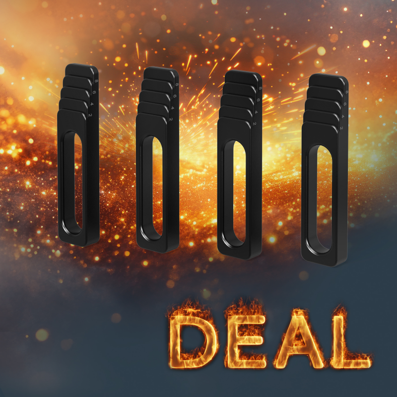 Sonderaktion 4x Spannanschlag 2 - 8 mm nitriert für Siegmund System 16