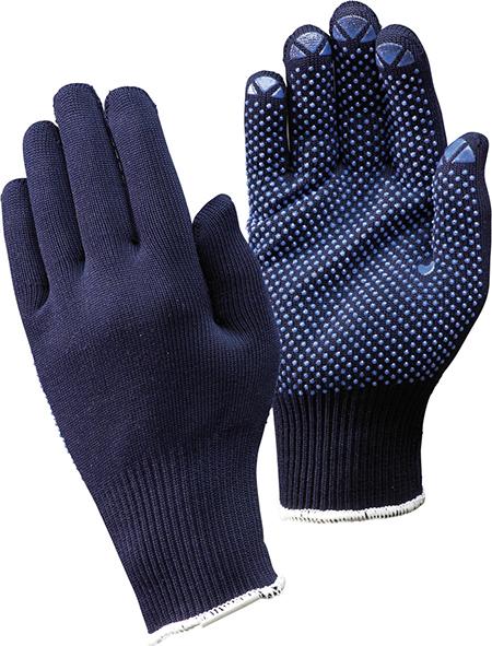 Produktbild von FORTIS Strickhandschuhe Packer genoppt blau Größe 7 (12 Paar) 4271824130 4317784794305