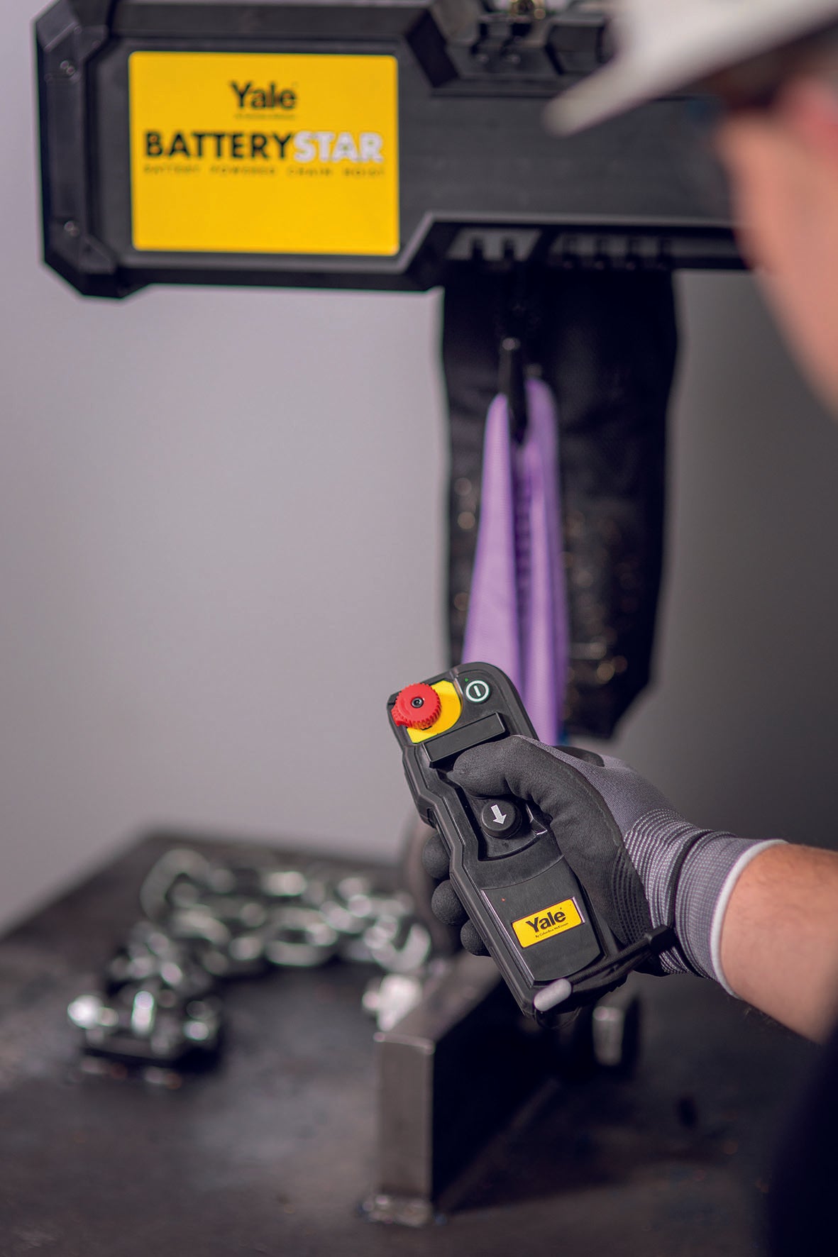 Akku-Kettenzug BatteryStar ohne Stromanschluss