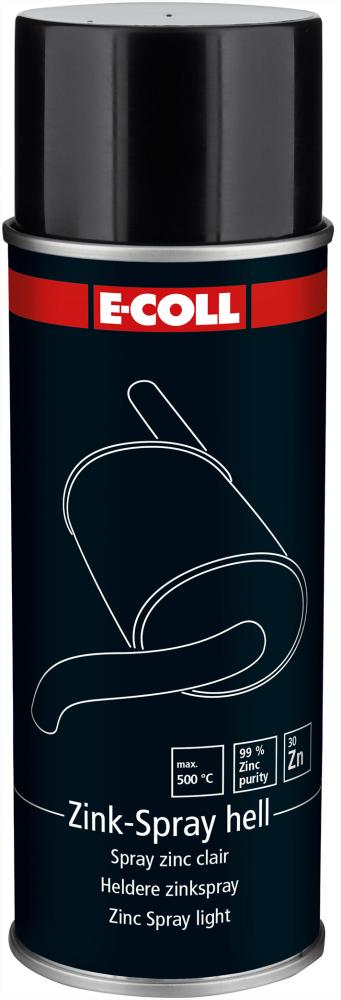 Produktbild von E-COLL Zink-Spray hell 400ml silbergrau 4270602780 4317784305358