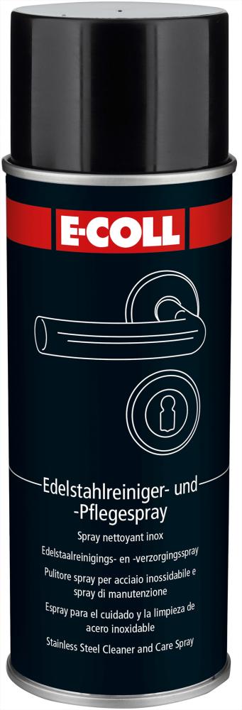 Produktbild von E-COLL Edelstahlreiniger- und Pflegespray 400ml 4270602896 4317784305655