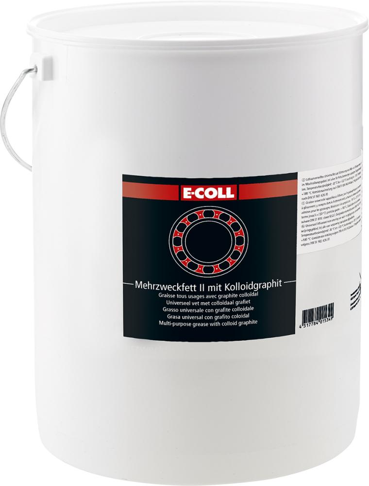 Produktbild von E-COLL Mehrzweckfett II graphit 5kg Eimer bleifrei 4270602553 4317784015349