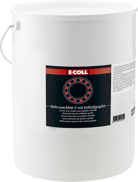 Produktbild von E-COLL Mehrzweckfett II graphit 5kg Eimer bleifrei 4270602553 4317784015349