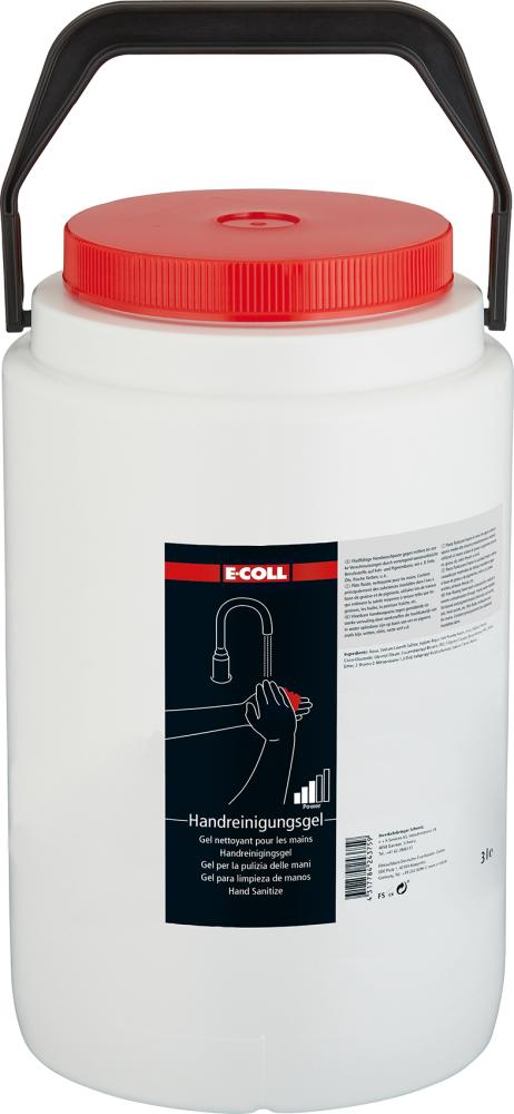 Produktbild von E-COLL Handreinigungsgel 3L Rundbehhälter 4270602923 4317784243759