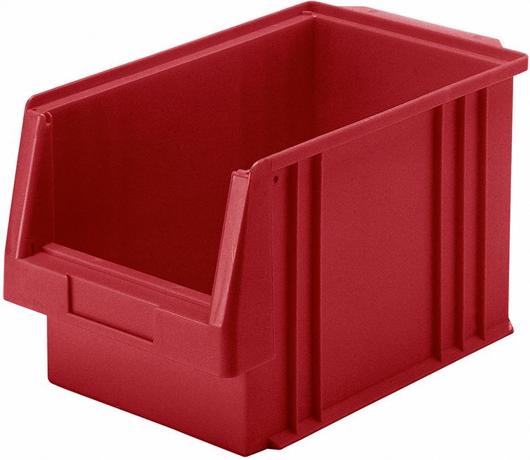 Produktbild von LA-KA-PE Sichtlagerkasten PLK 2a B213xT330xH200 mm rot 01450 02 01 4031022003904