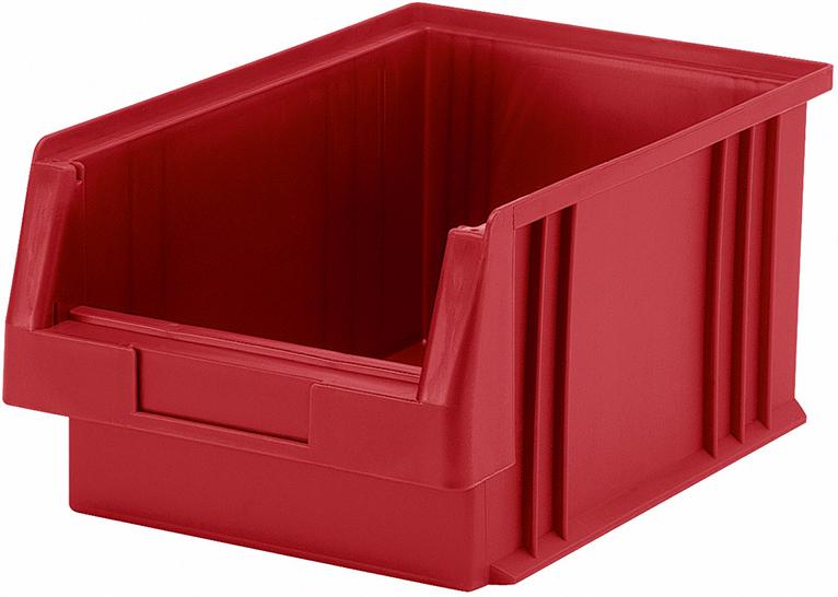 Produktbild von LA-KA-PE Sichtlagerkasten PLK 2 B213xT330xH150 mm rot 01550 02 01 4031022004376