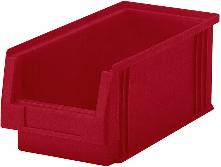 Produktbild von LA-KA-PE Sichtlagerkasten PLK 3a B150xT290xH125 mm rot 01650 02 01 4031022004772