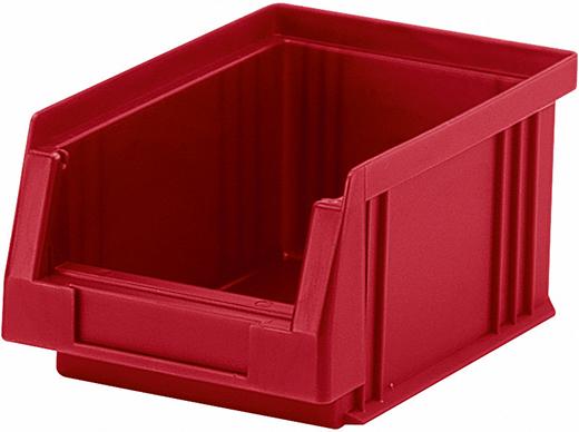 Produktbild von LA-KA-PE Sichtlagerkasten PLK 4 B105xT164xH75 mm rot 01850 02 01 4031022005779