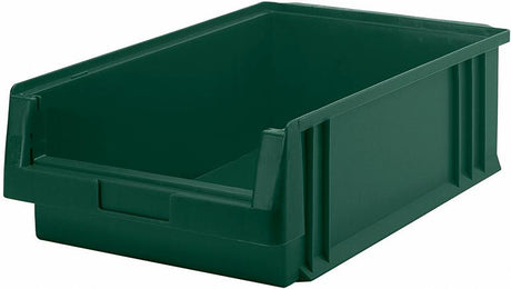 Produktbild von LA-KA-PE Sichtlagerkasten PLK 1c B315xT500xH150 mm grün 01250 02 03 4031022003058