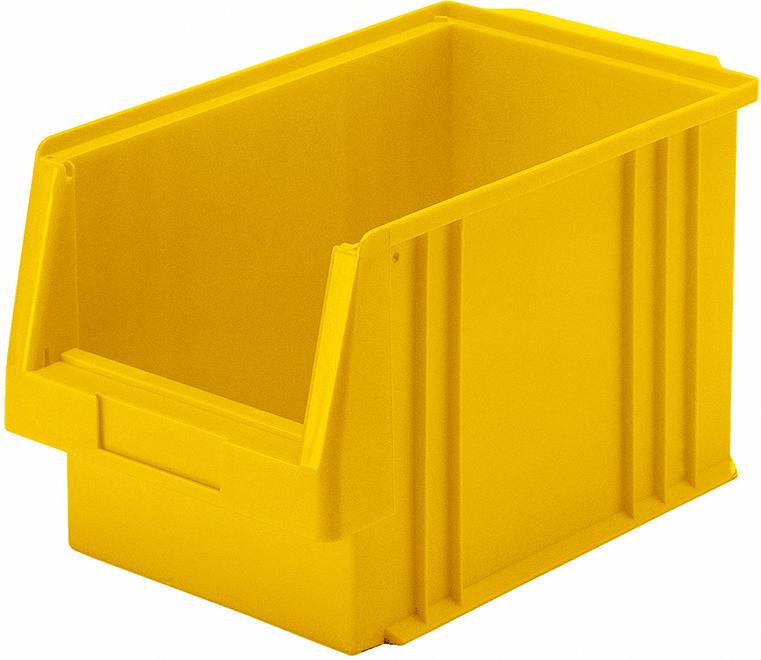 Produktbild von LA-KA-PE Sichtlagerkasten PLK 2a B213xT330xH200 mm gelb 01450 02 04 4031022003935