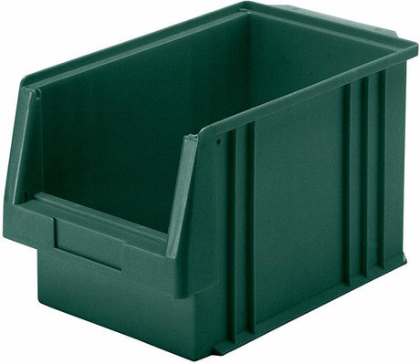 Produktbild von LA-KA-PE Sichtlagerkasten PLK 2a B213xT330xH200 mm grün 01450 02 03 4031022003928