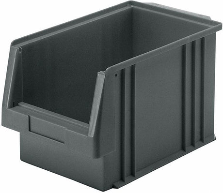 Produktbild von LA-KA-PE Sichtlagerkasten PLK 2a B213xT330xH200 mm grau 01450 02 05 4031022003942