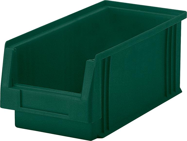 Produktbild von LA-KA-PE Sichtlagerkasten PLK 3a B150xT290xH125 mm grün 01650 02 03 4031022004796