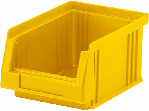 Produktbild von LA-KA-PE Sichtlagerkasten PLK 4 B105xT164xH75 mm gelb 01850 02 04 4031022005809