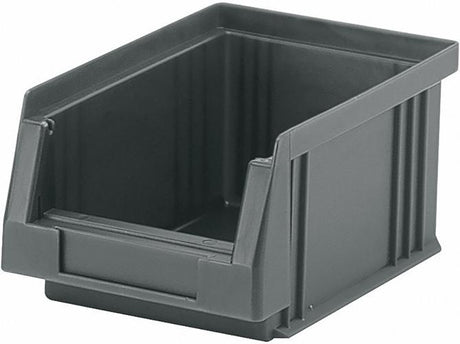 Produktbild von LA-KA-PE Sichtlagerkasten PLK 4 B105xT164xH75 mm grau 01850 02 05 4031022005816