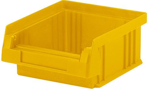 Produktbild von LA-KA-PE Sichtlagerkasten PLK 5 B102xT89xH50 mm gelb 01950 02 04 4031022006738