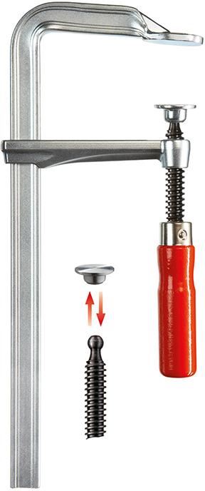 Produktbild von BESSEY Ganzstahl-Schraubzwinge 160x80mm GZ16 4008158033853
