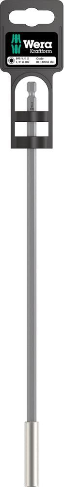 Produktbild von Wera Bithalter 1/4" für 1/4" Bits Sprengring 300mm 5160981001 4013288105325