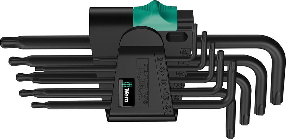 Produktbild von Wera Winkelschraubendreher-Satz 9-teilig T8-T40 Kugelkopf 5024242001 4013288104946