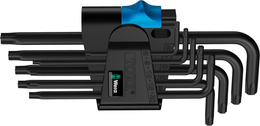 Produktbild von Wera Winkelschraubendreher-Satz 9-teilig T8-T40 Halfefunktion 5024244001 4013288104953