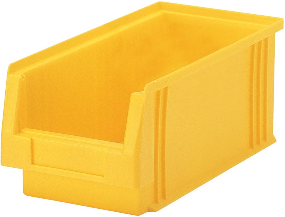 Produktbild von LA-KA-PE Sichtlagerkasten PLK 3a B150xT290xH125 mm gelb 01650 02 04 4031022004802