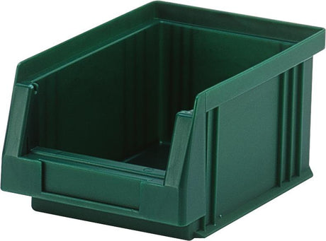 Produktbild von LA-KA-PE Sichtlagerkasten PLK 4 B105xT164xH75 mm grün 01850 02 03 4031022005793