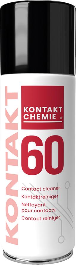 Produktbild von KONTAKT CHEMIE Kontaktreiniger Kontakt 60 oxidlösend Spraydose 200ml (12 Dosen) 70009-AA 5412386700095
