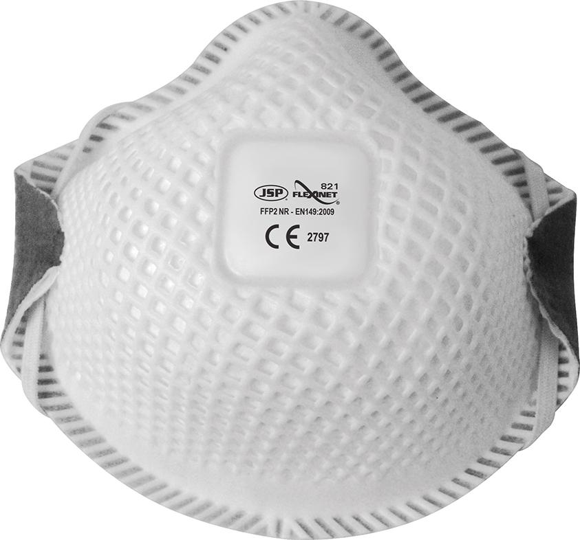 Produktbild von JSP Feinstaubmaske Flexinet 821 FFP2 Größe M/L (10 Stück) BEQ122-201-A00 5038428276146