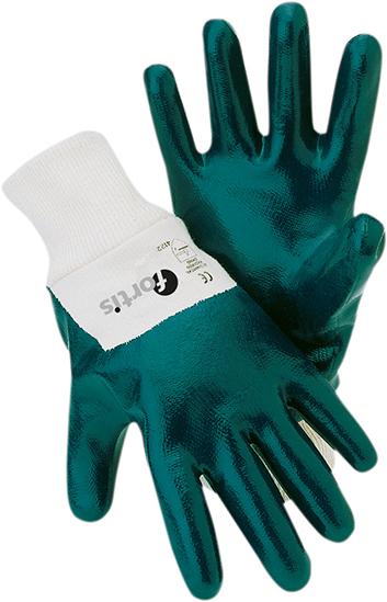 Produktbild von FORTIS Handschuhe Mechanic blue Nitril Strickbund Größe 8 (12 Paar) 4272108180 4317784794183