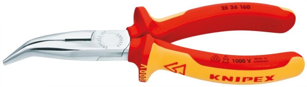Produktbild von KNIPEX Radiozange VDE gewinkelt 160mm 25 26 160 4003773052111