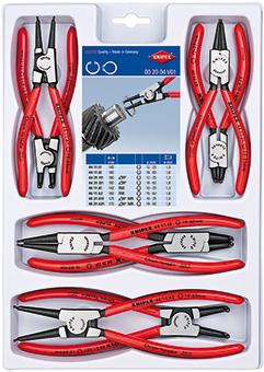 Produktbild von KNIPEX Sicherungsringzangen -Set 8-teilig J+A1-21 00 20 04 V01 4003773077633