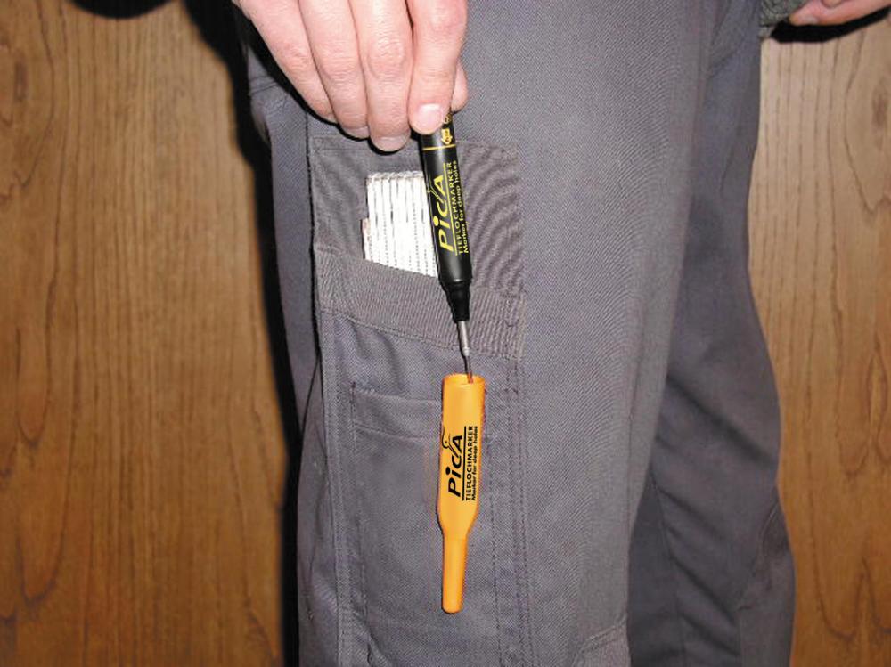 Tieflochmarker Ink schwarz 1,5 mm Spitze