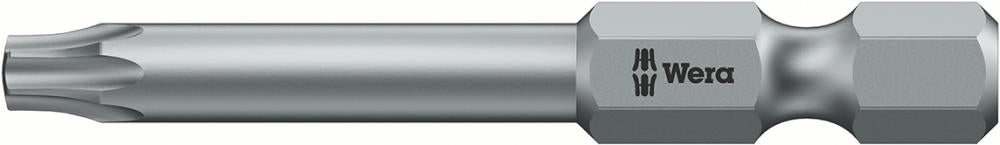 Produktbild von Wera Bit zähhart 1/4" DIN 3126 E6,3 T25x89mm mit Bohrung 5060053001 4013288094568