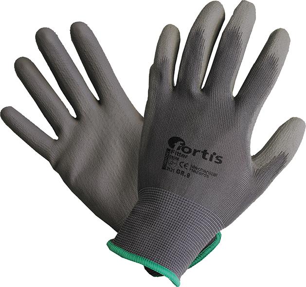 Produktbild von FORTIS Handschuhe Fitter PU/Nylon grau Größe 8 (12 Paar) 4271824053 4317784794039