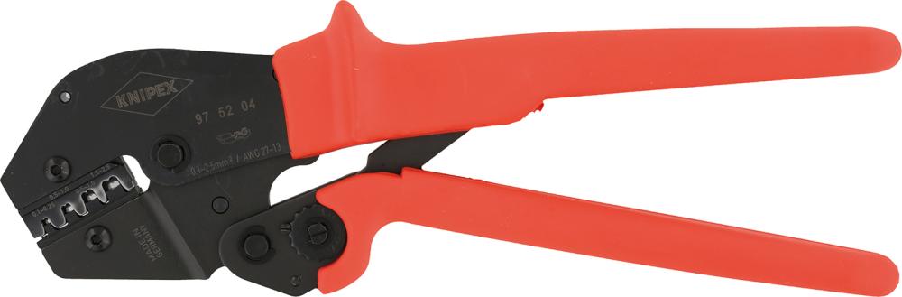 Produktbild von KNIPEX Crimp-Hebelzange 0,1-2,5qmm unisoliert 97 52 04 4003773025450