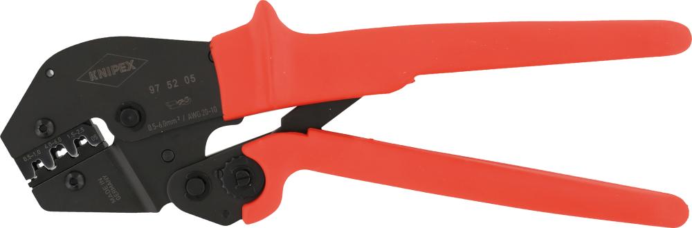 Produktbild von KNIPEX Crimp-Hebelzange 975205 0,5-6qmm unisoliert 97 52 05 4003773025467