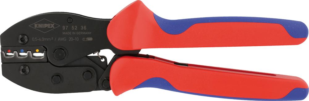 Produktbild von KNIPEX Crimp-Hebelzange mit 2-Komponentengriffen Preciforce 97 52 36 4003773051893