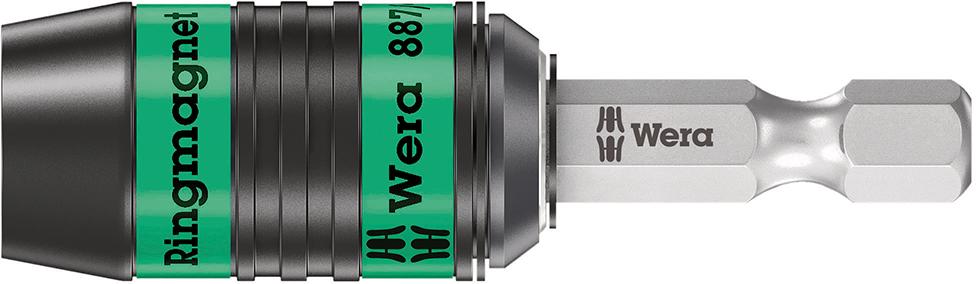 Produktbild von Wera Bithalter Rapidaptor 1/4" für 1/4" Bits Magnet 57mm Ringmagnet 5052490001 4013288104045