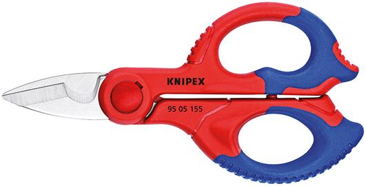Produktbild von KNIPEX Elektriker-Schere 95 05 155 SB 4003773077725