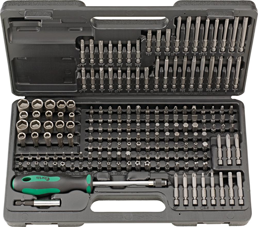 Produktbild von FORTIS Bit-Sortiment 185-teilig 4243020312 4317784729239