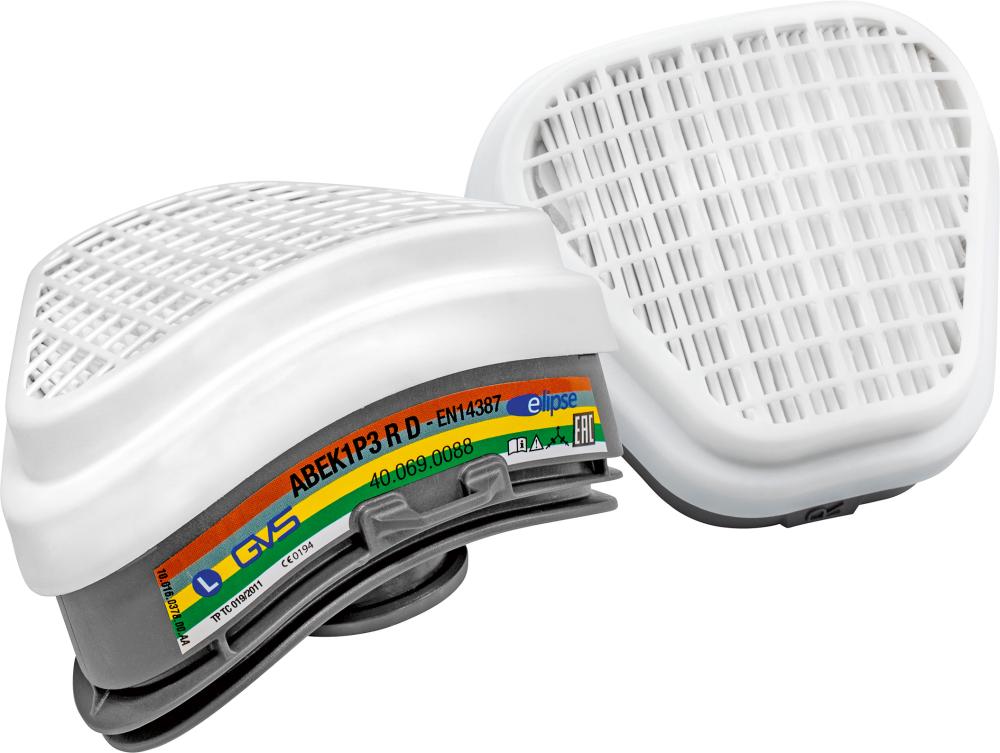 Produktbild von GVS Ersatzfilter Elipse ABEK1-P3 RD (5 Paar) SPR492 5060233801015