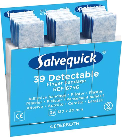 Produktbild von Holthaus Medical Salvequick Nachfüller 1x39 Pflaster detektierbar (6 Stück) 42097 7310610067960